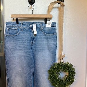 NWT J Crew Mid Rise Classic Straight Jeans 30P